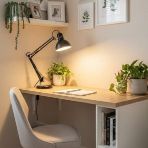 Modern Wall-Mounted Floating Desk - Space-Saving Home Office Solution